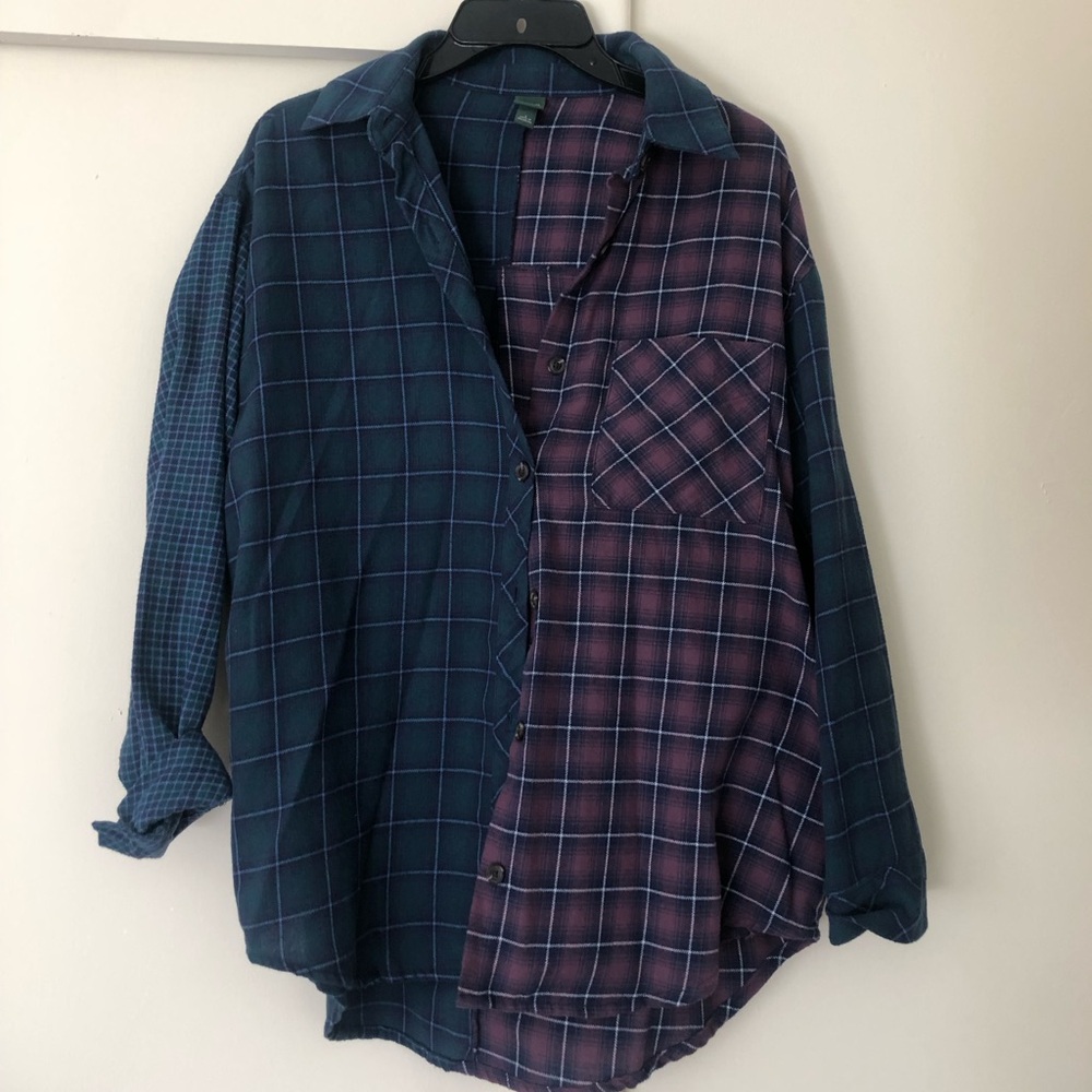 BUNDLE // Two Plaid Flannel Shirts